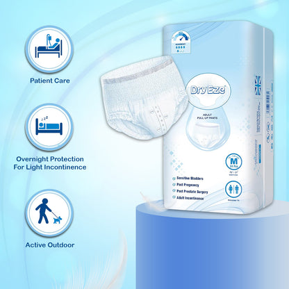 Pull Up Incontinence Pants for Men & Women - Super Absorbent Adult Nappies for Women - Universal Fit Adult Diapers Pants 24 Pack