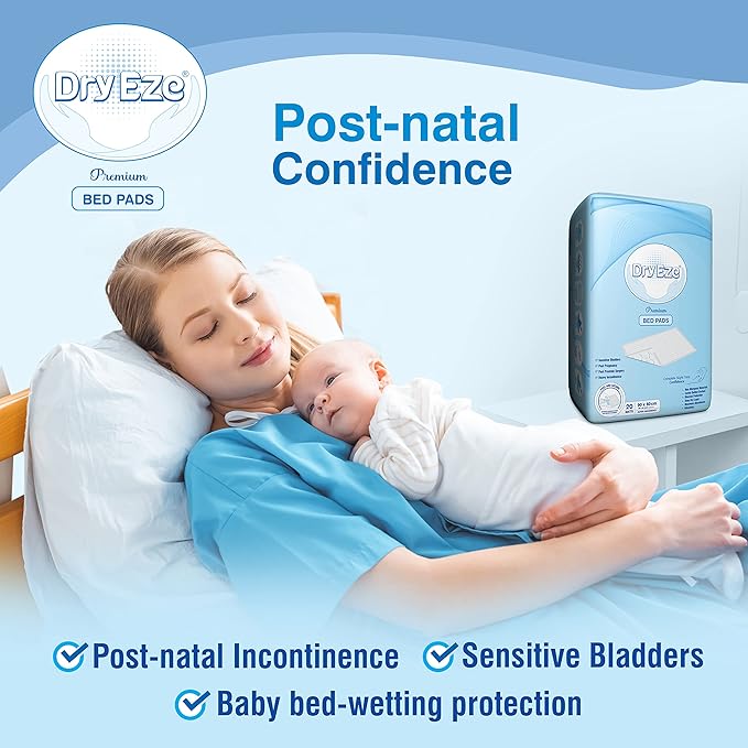 Super Absorbent Disposable Incontinence Bed Pads for Mattress Furniture Sofa Chair Protector Pet Training, Puppy Pad - High Absorbency Mats (90x60 cm)