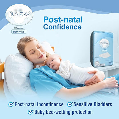 Super Absorbent Disposable Incontinence Bed Pads for Mattress Furniture Sofa Chair Protector Pet Training, Puppy Pad - High Absorbency Mats (90x60 cm)