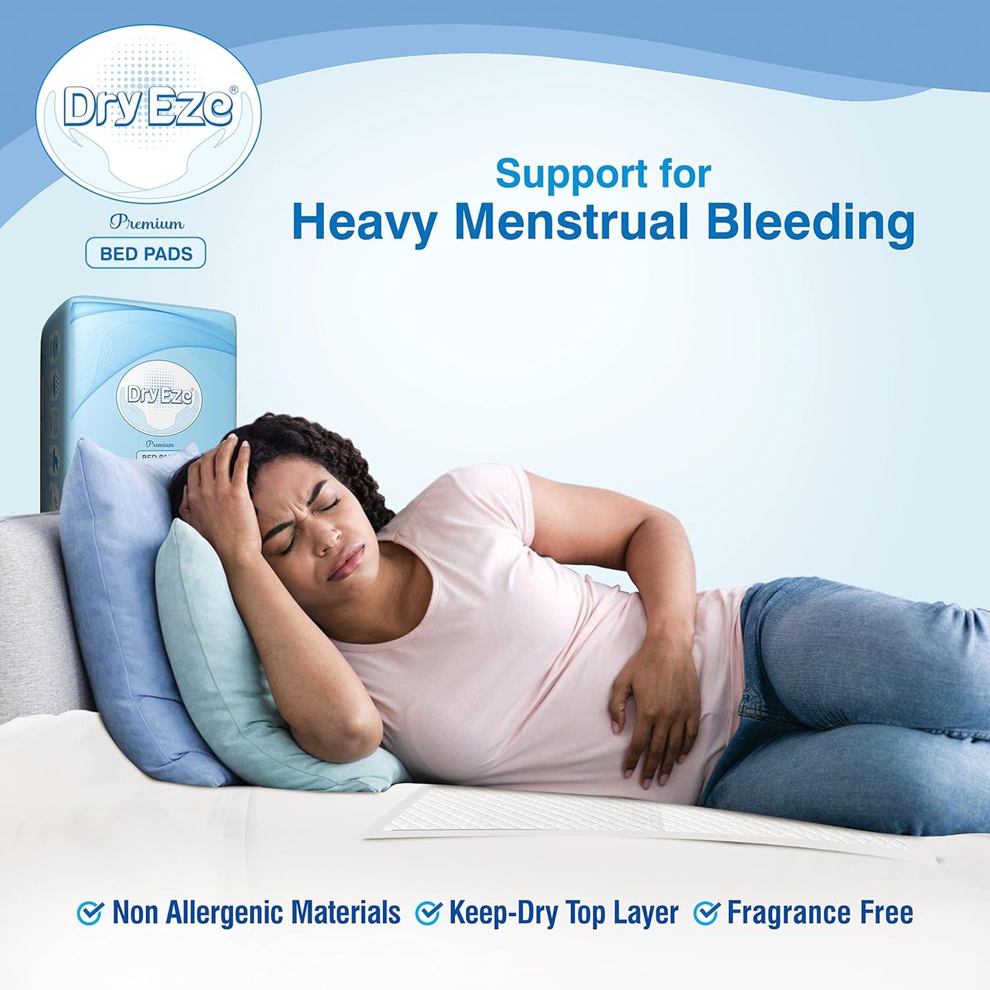 Super Absorbent Disposable Incontinence Bed Pads for Mattress Furniture Sofa Chair Protector Pet Training, Puppy Pad - High Absorbency Mats (90x60 cm)